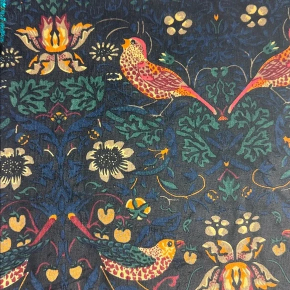 ANTHROPOLOGIE Eva Franco larksong Corduroy Birds Sequin Dress Size 8 - Picture 11 of 13